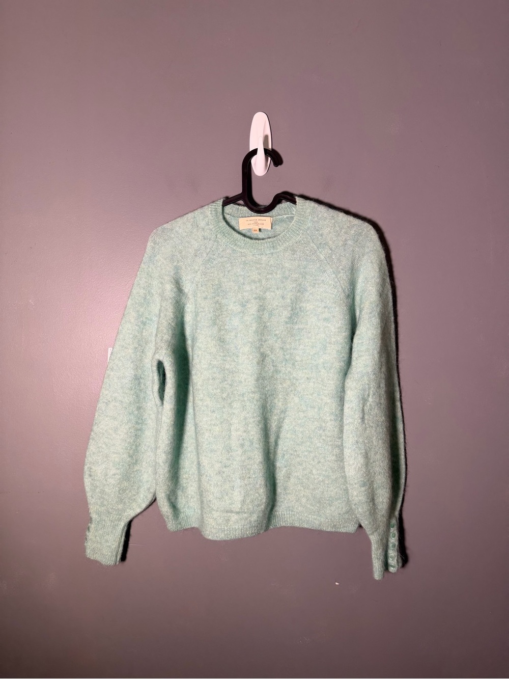 Sezane Louise Jumper in Aqua Size XS - Picture 2 of 6